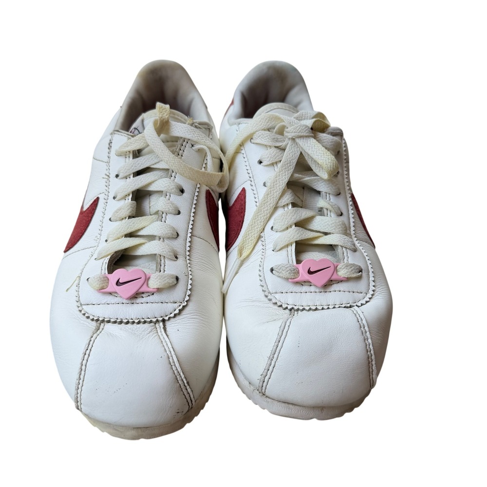 Nike Cortez Valentines Day 2024 Sail Red Heart FZ5167-133 Womens Size 8 - Picture 3 of 8